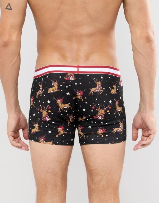 ASOS DESIGN – Jul – Renmönstrade trunks av bomull, 2 av 4