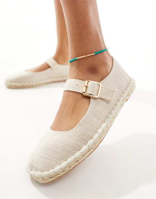 ASOS DESIGN Juliette mary jane espadrille in natural, 2 of 4