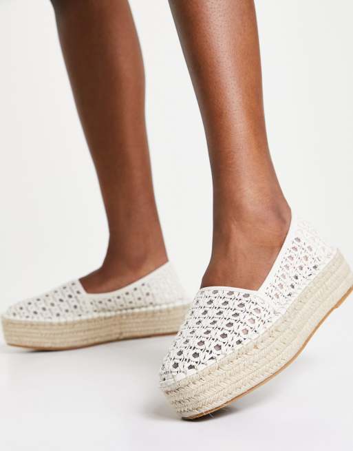 Asos white espadrilles on sale