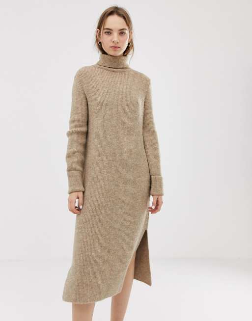 Midi length sales jumper dress