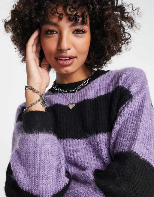 Black and purple jumper sale