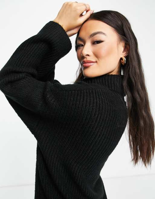 Asos black hotsell roll neck