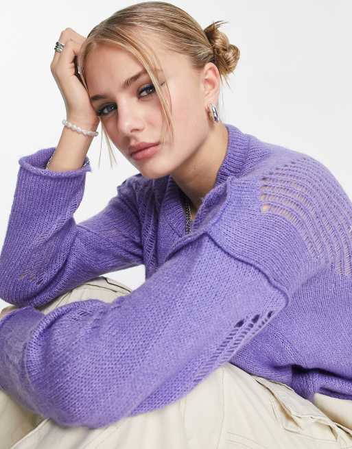 Asos shop purple jumper