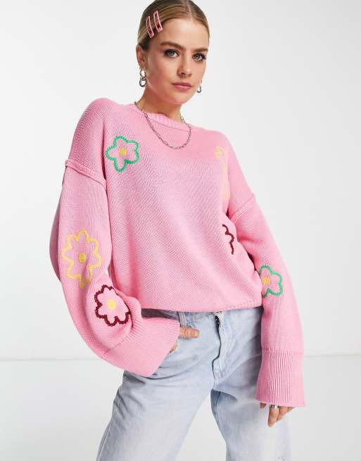 Asos pink cheap jumper