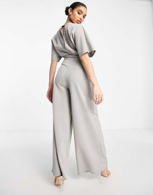 Asos grey jumpsuit online