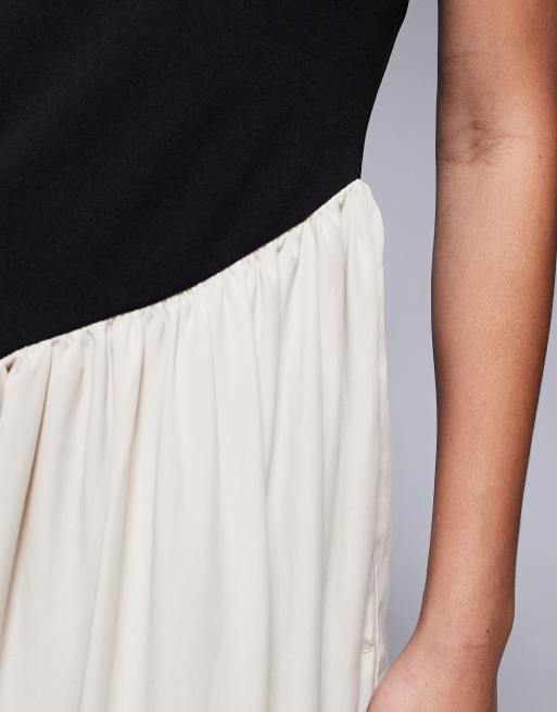 ASOS DESIGN – Jumpsuit i cupro och jersey med vida ben, 4 av 4