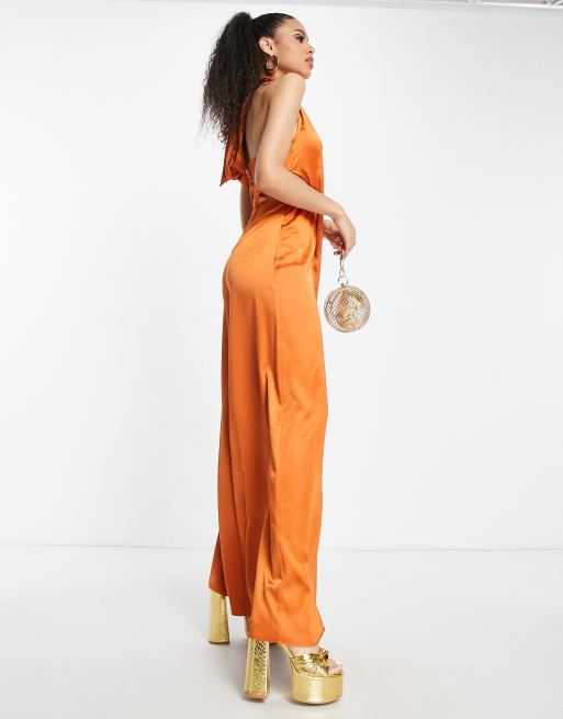 Asos jumpsuit orange online