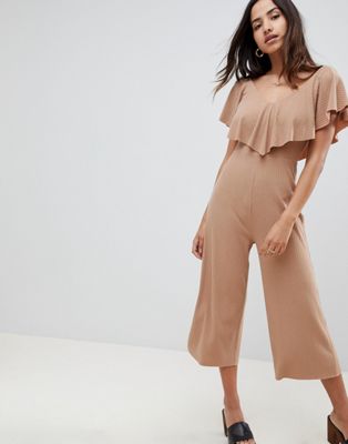 ribbed jersey jumpsuit