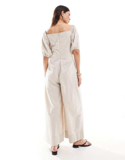 Asos bardot jumpsuit hotsell