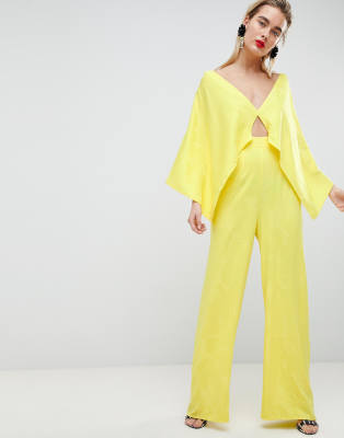 asos yellow jumpsuit