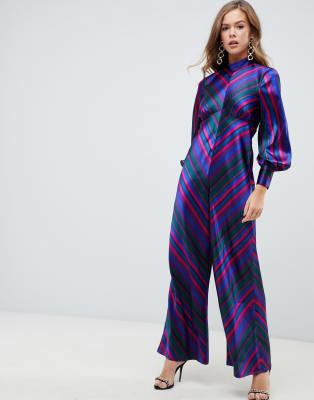 asos purple jumpsuit