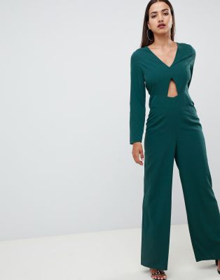 asos teal jumpsuit