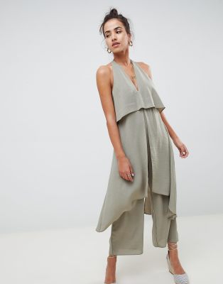 asos khaki jumpsuit