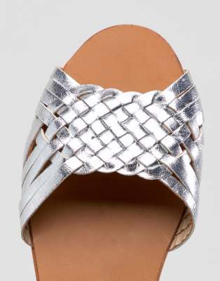 ASOS DESIGN Juna wide fit leather summer shoes ASOS