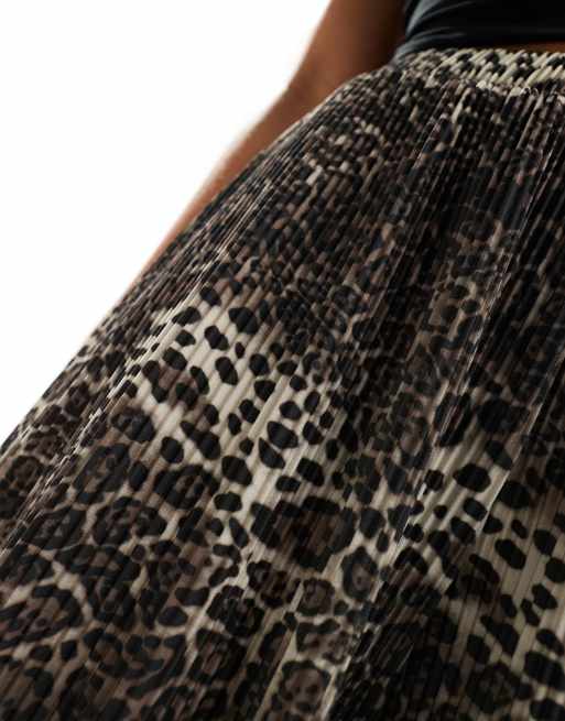 ASOS DESIGN - Jupe-culotte ample et plissée à imprimé animal, 2 de 5
