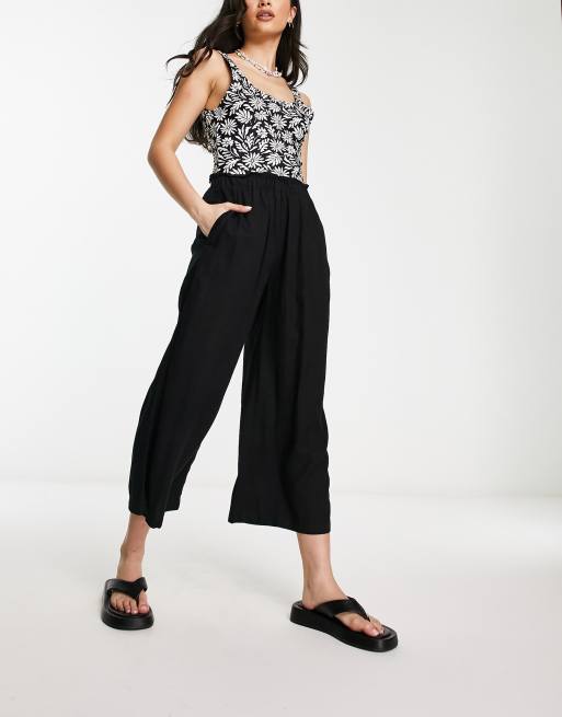 Jupe culotte en discount lin