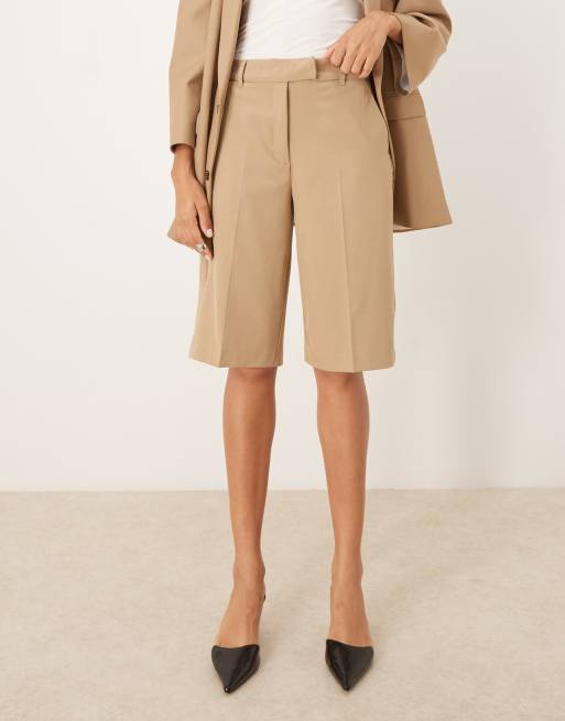 ASOS DESIGN - Jupe-culotte épurée habillée - Camel, 5 de 5