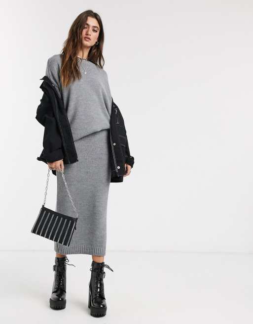 ASOS DESIGN - Ensemble en maille - Gris, 2 de 2