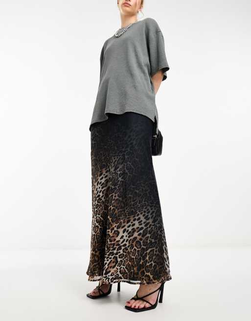 Jupe leopard outlet asos