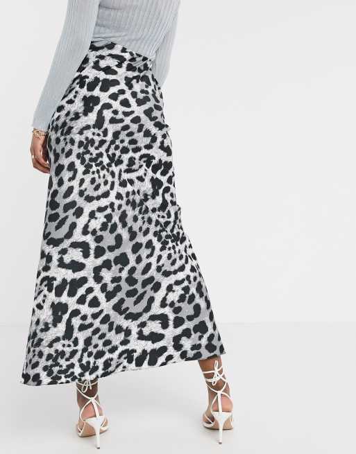 Jupe satin best sale leopard zara