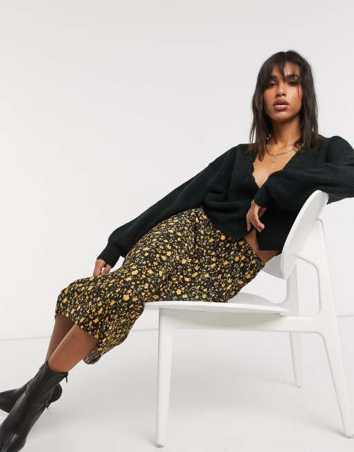 Asos jupe longue outlet plissée