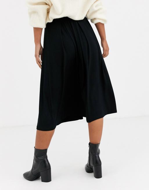 ASOS DESIGN - Jupe mi-longue avec plis plats, 2 de 4