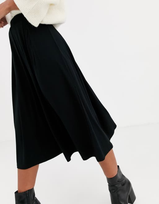 ASOS DESIGN - Jupe mi-longue avec plis plats, 3 de 4