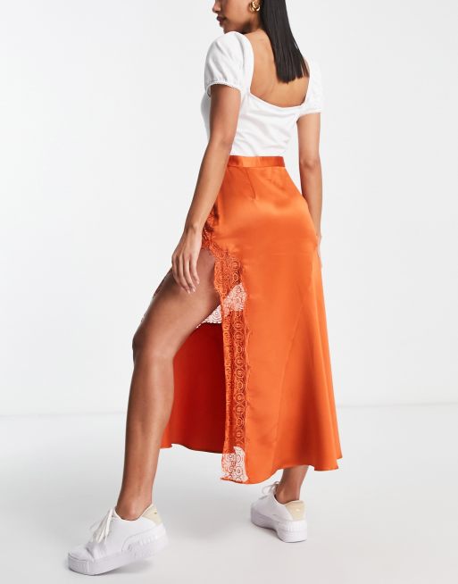 Jupe best sale satin asos