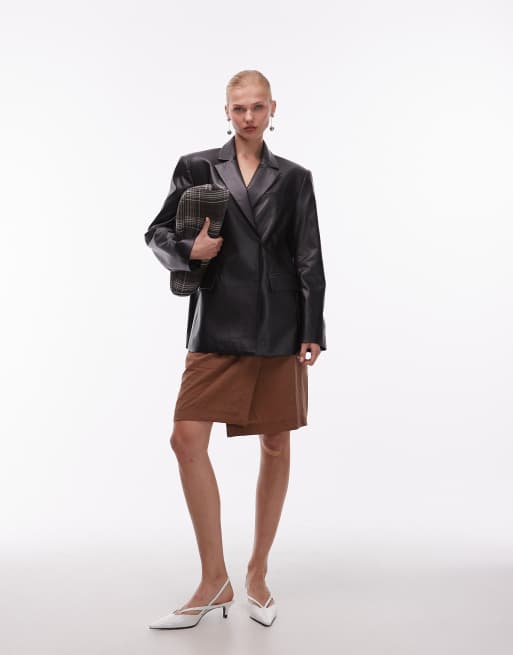 ASOS DESIGN - Jupe portefeuille mi-longue style années 90 avec poche, 2 de 5