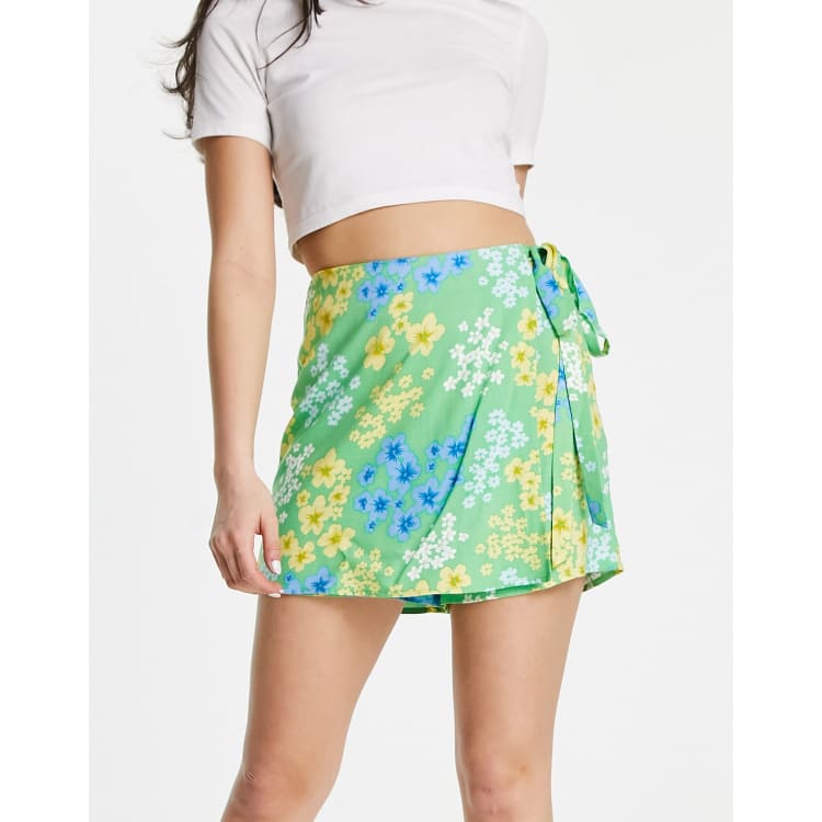 Jupe best sale short fleuri