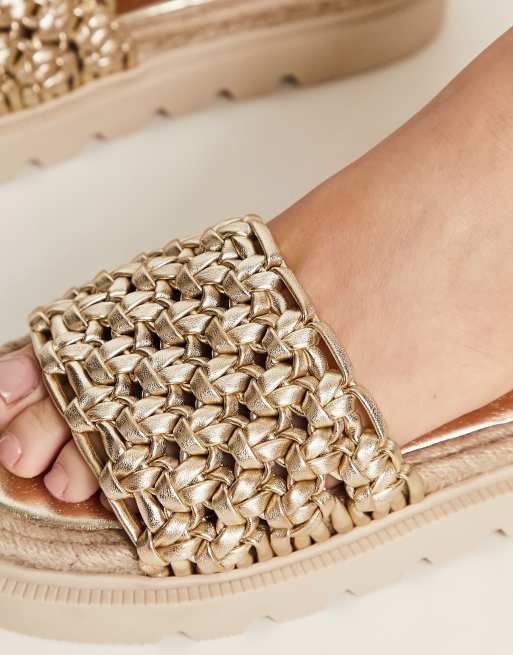 Espadrillas oro deals