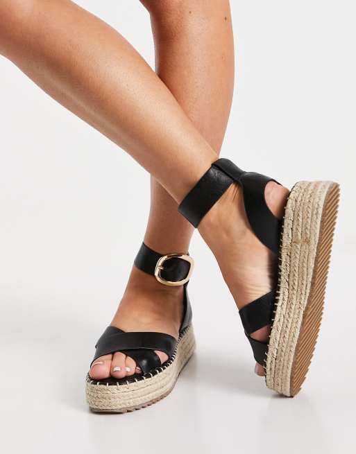 Asos best sale black espadrilles