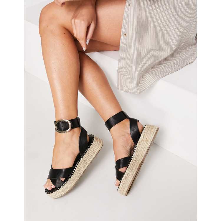 Sandales plates outlet espadrilles