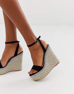 ASOS DESIGN Justina espadrille wedges 