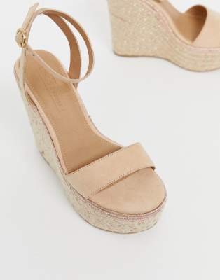 asos design justina espadrille wedges