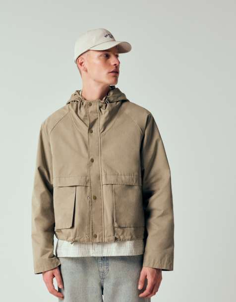 ASOS DESIGN – Kakifärgad vindjacka i oversize med boxig passform - view 1