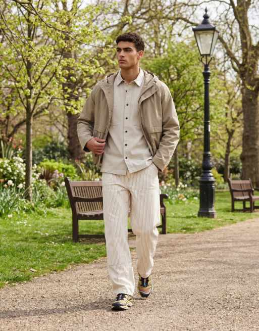ASOS DESIGN – Kakifärgad vindjacka i oversize med boxig passform, 12 av 12