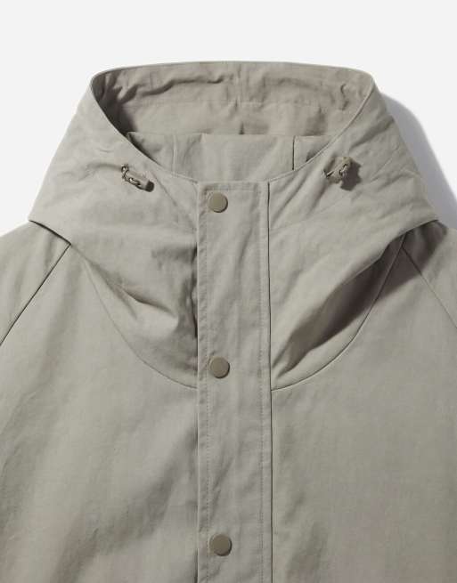 ASOS DESIGN – Kakifärgad vindjacka i oversize med boxig passform, 8 av 12