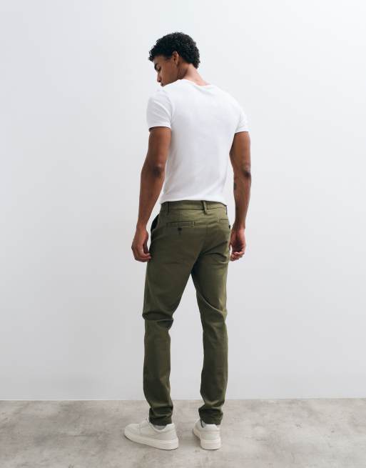 ASOS DESIGN – Kakifärgade chinos med extra smal passform, 3 av 5