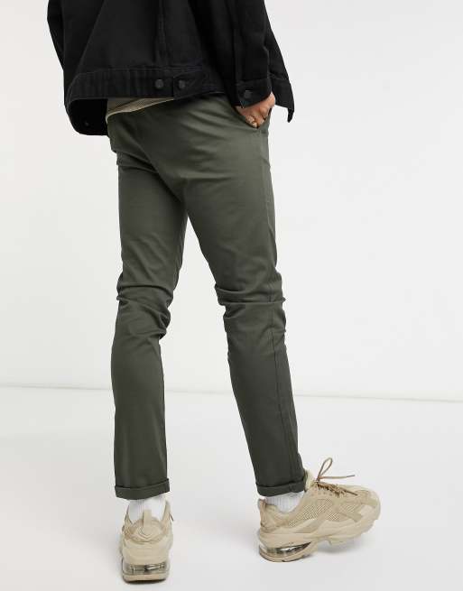 ASOS DESIGN – Kakifärgade chinos med extra smal passform, 2 av 4