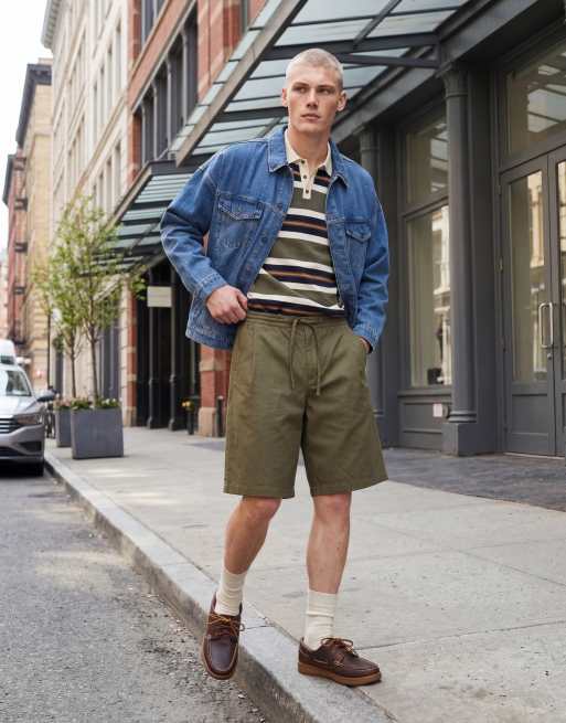 ASOS DESIGN – Kakifärgade, långa shorts, del av set, 11 av 12
