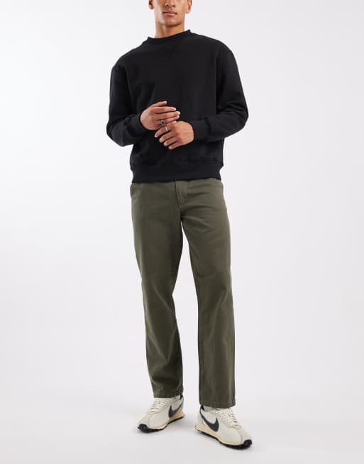 ASOS DESIGN - Kakifarvede bukser med lige ben, 2 af 5