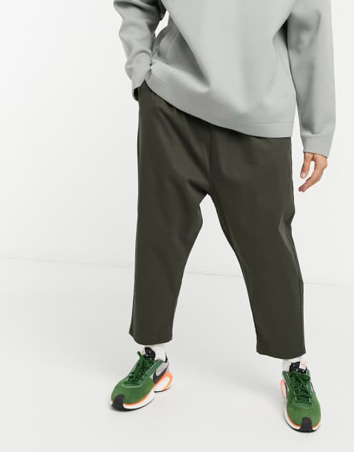 ASOS DESIGN - Kakifarvede posede chinos