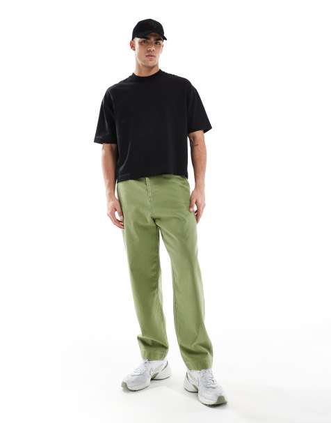ASOS DESIGN - Kakigrønne og posede ballonbukser med baglomme - view 1