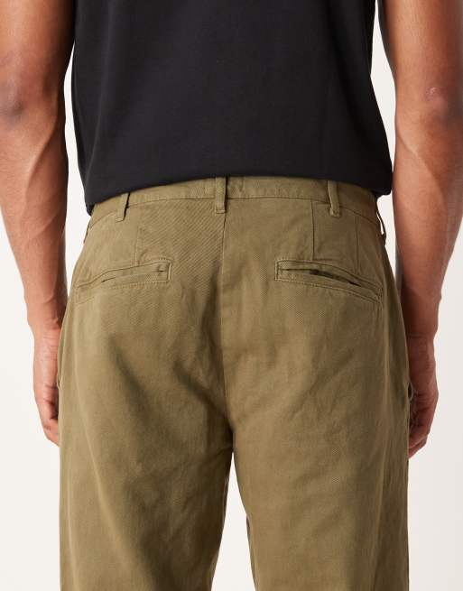 ASOS DESIGN - Kakigrønne tapered afslappede bukser, 5 af 5