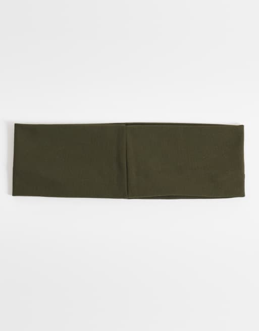 ASOS DESIGN - Kakigrønt hårbånd i blødt jersey, 3 af 3