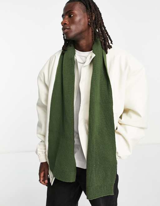 ASOS DESIGN - Kakigrønt standardtørklæde
