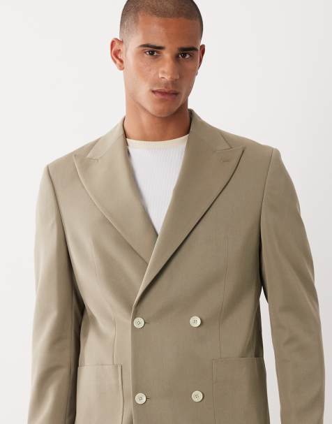 ASOS DESIGN – Kakigrön kavaj i regular fit, del av kostym - view 1
