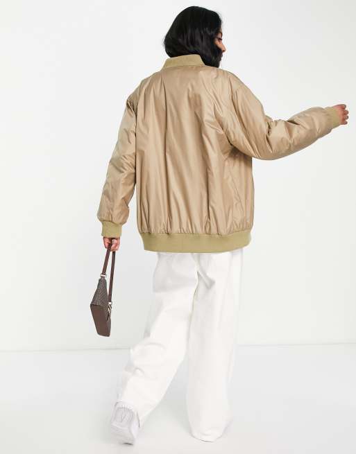 ASOS DESIGN - Kamelbrun bomber-jakke, 2 af 4