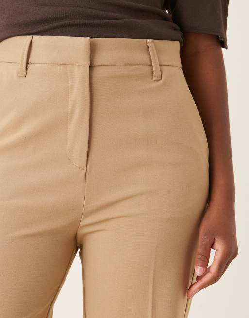 ASOS DESIGN - Kamelfarvede skræddersyede bukser med svaj , 5 af 5